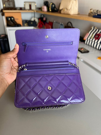 Chanel Woc Roxa Verniz