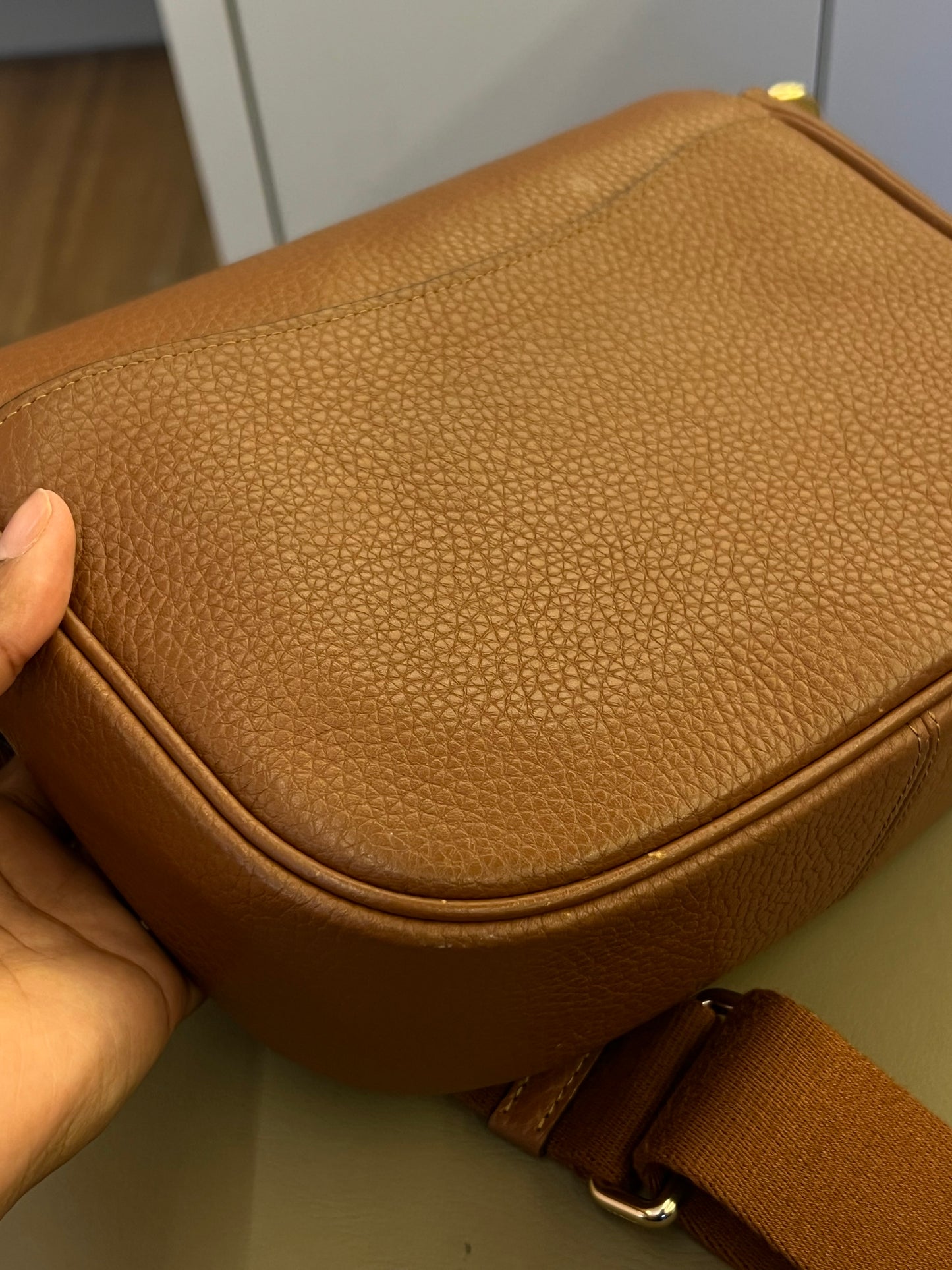 Coach Amelia Saddle Marrom