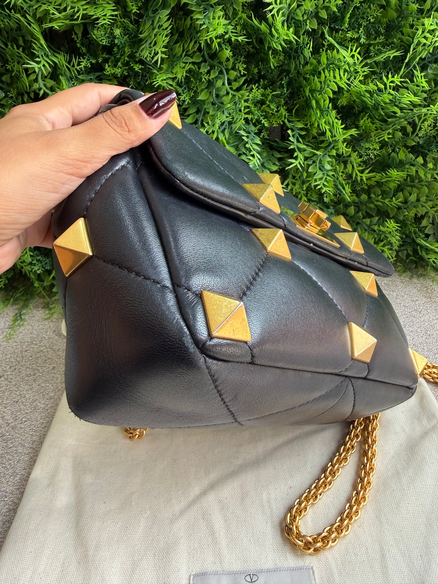 Valentino Rockstud Chain Preta