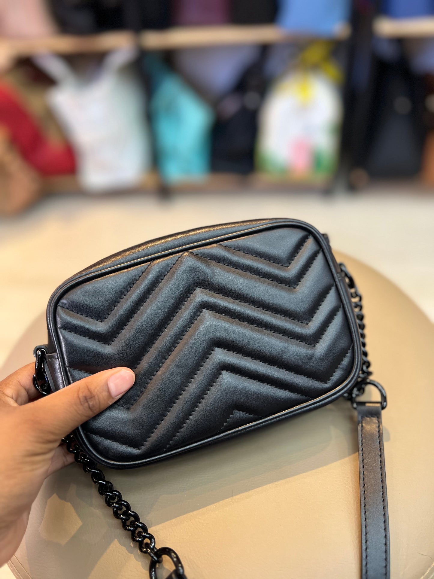 Gucci Marmont GG Mini Preta