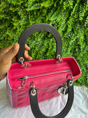 Lady Dior Cannage Quilted Rosa
