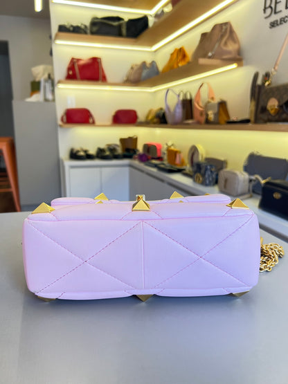 Valentino Roman Stud Média Rosa