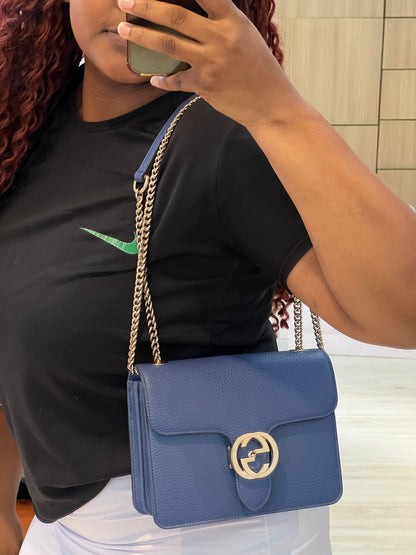 Gucci Interlock Azul