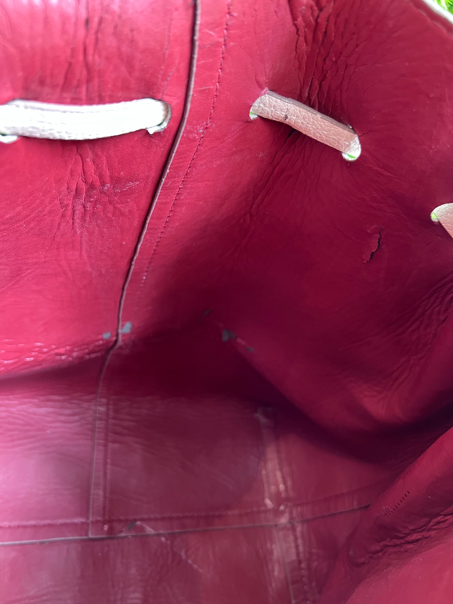 Bolsa Schutz Bucket Off White