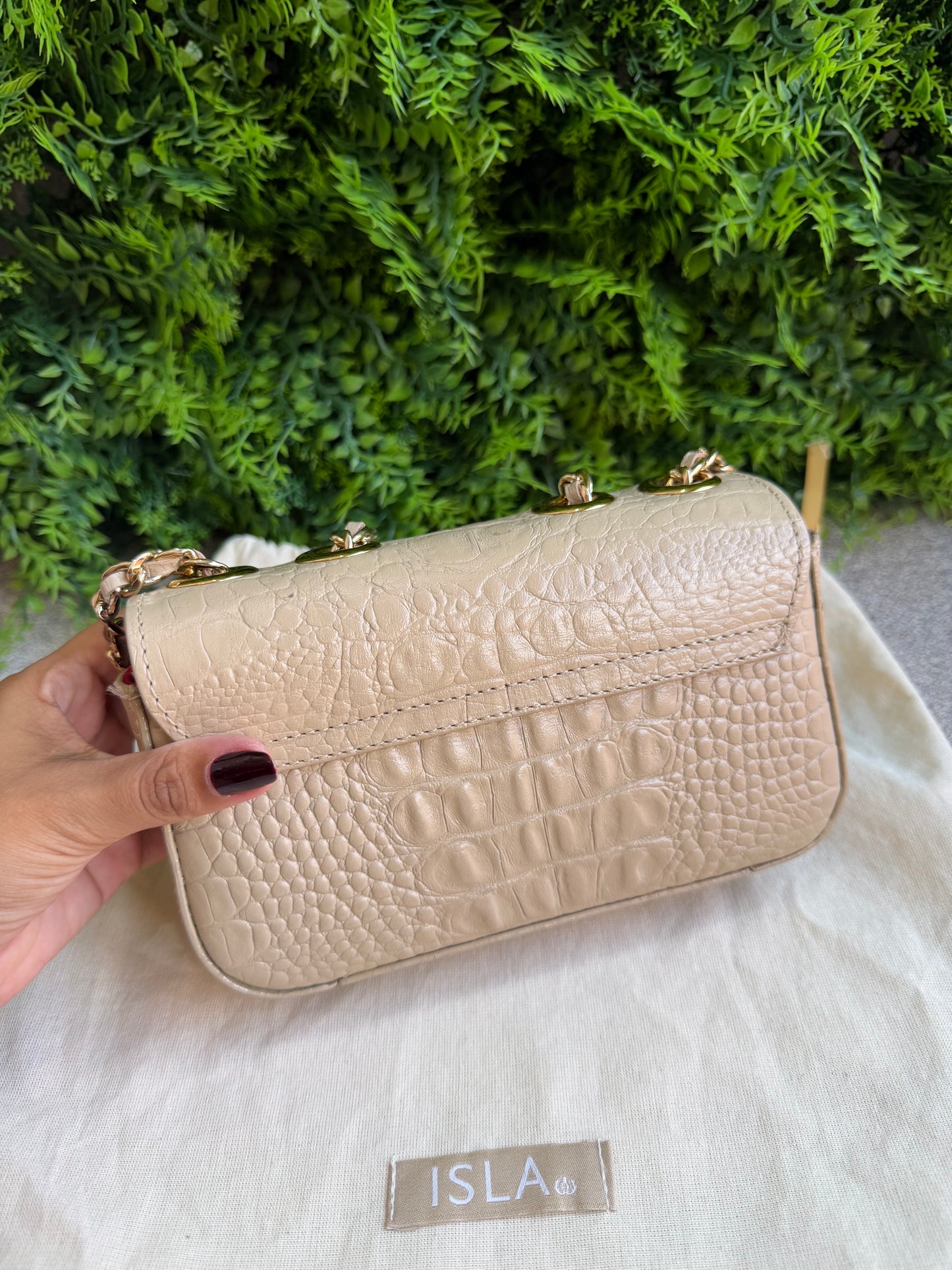 Isla Anne Mini Chain Nude