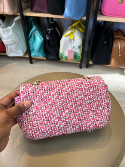 Isla Mini Tweed Rosa