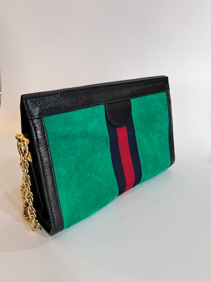 Gucci Ophidia Camurça Chain Verde