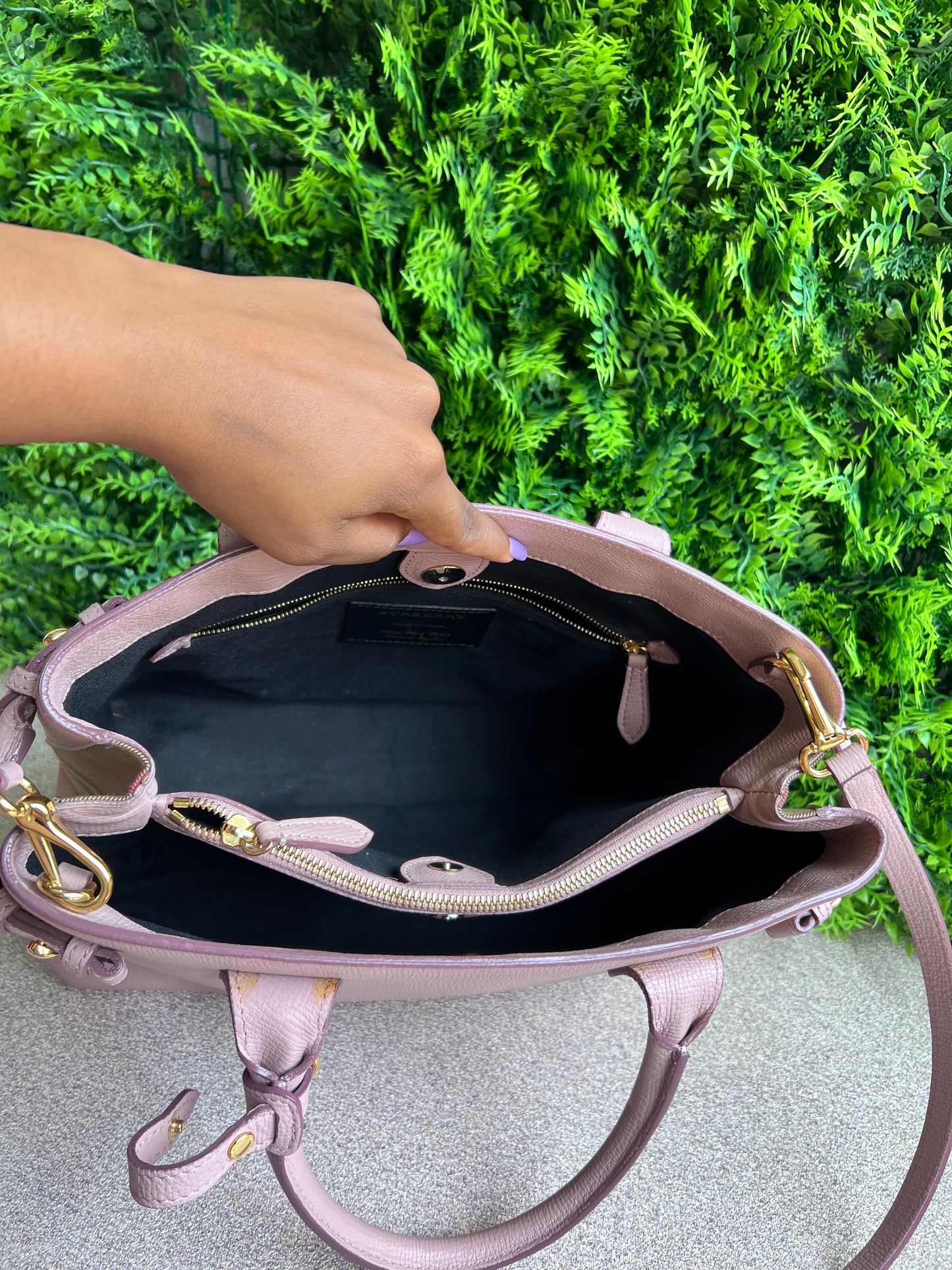 Burberry Banner Rosa Média