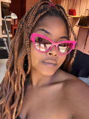 Óculos D&G Cat-Eye Rosa