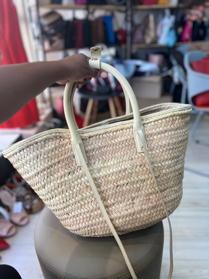 Jacquemus Le Panier Soli Ráfia