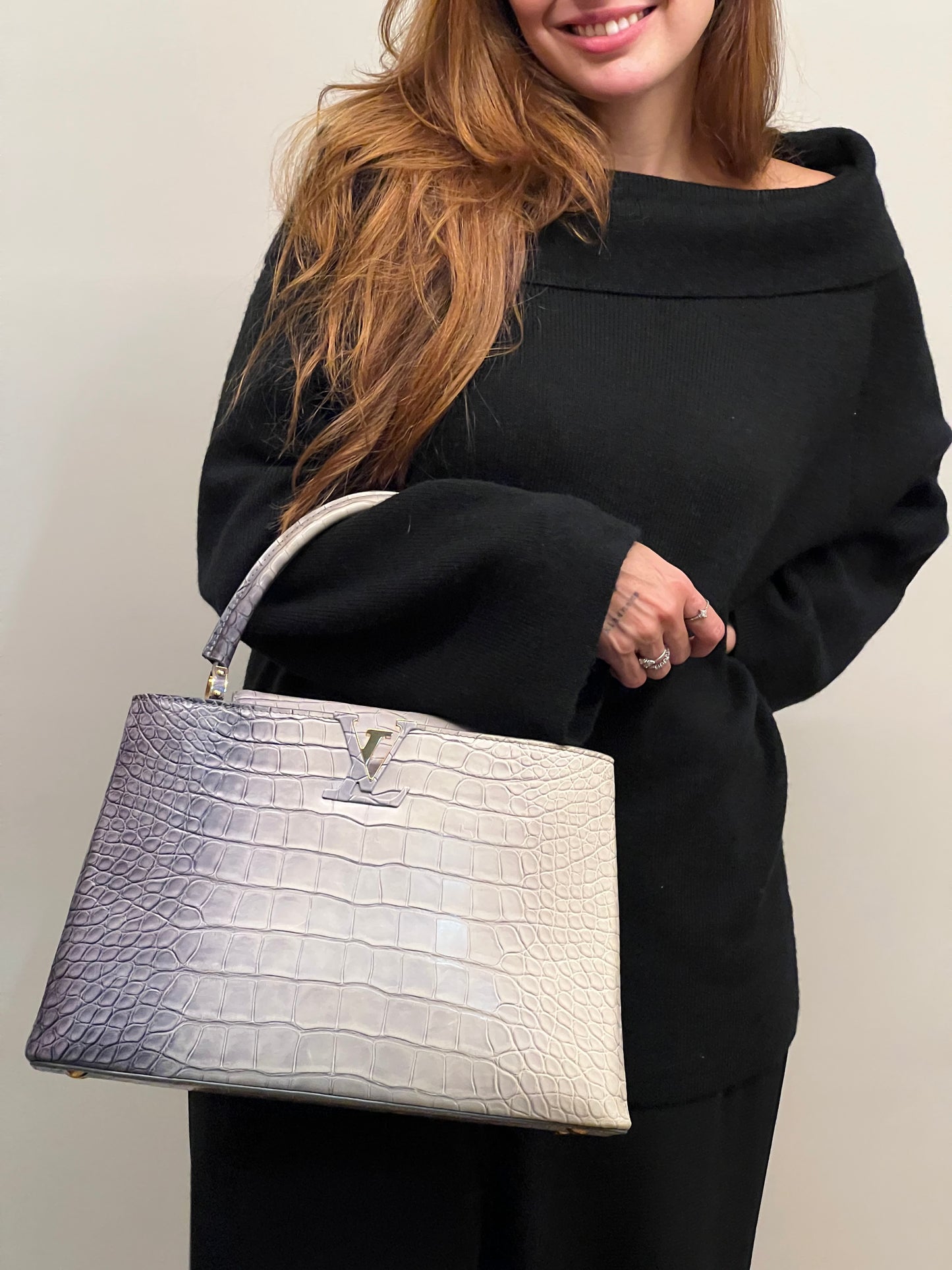Louis Vuitton Capucines Croco