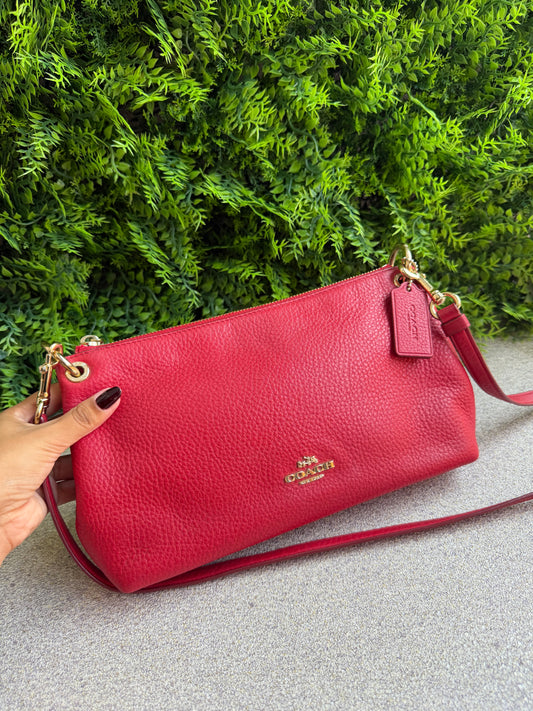 Coach Crossbody Vermelha