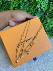 Colar Louis Vuitton Blooming Duas Voltas