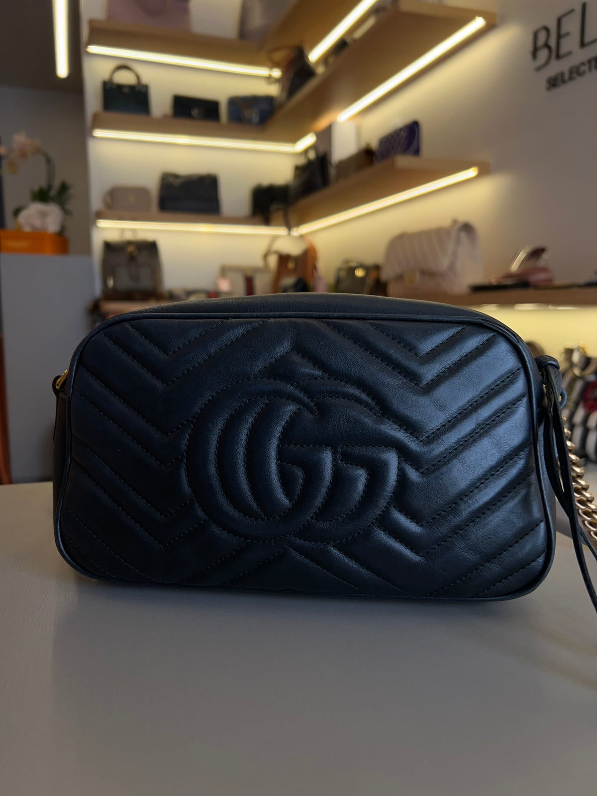 Gucci Marmont Camera bag Preta