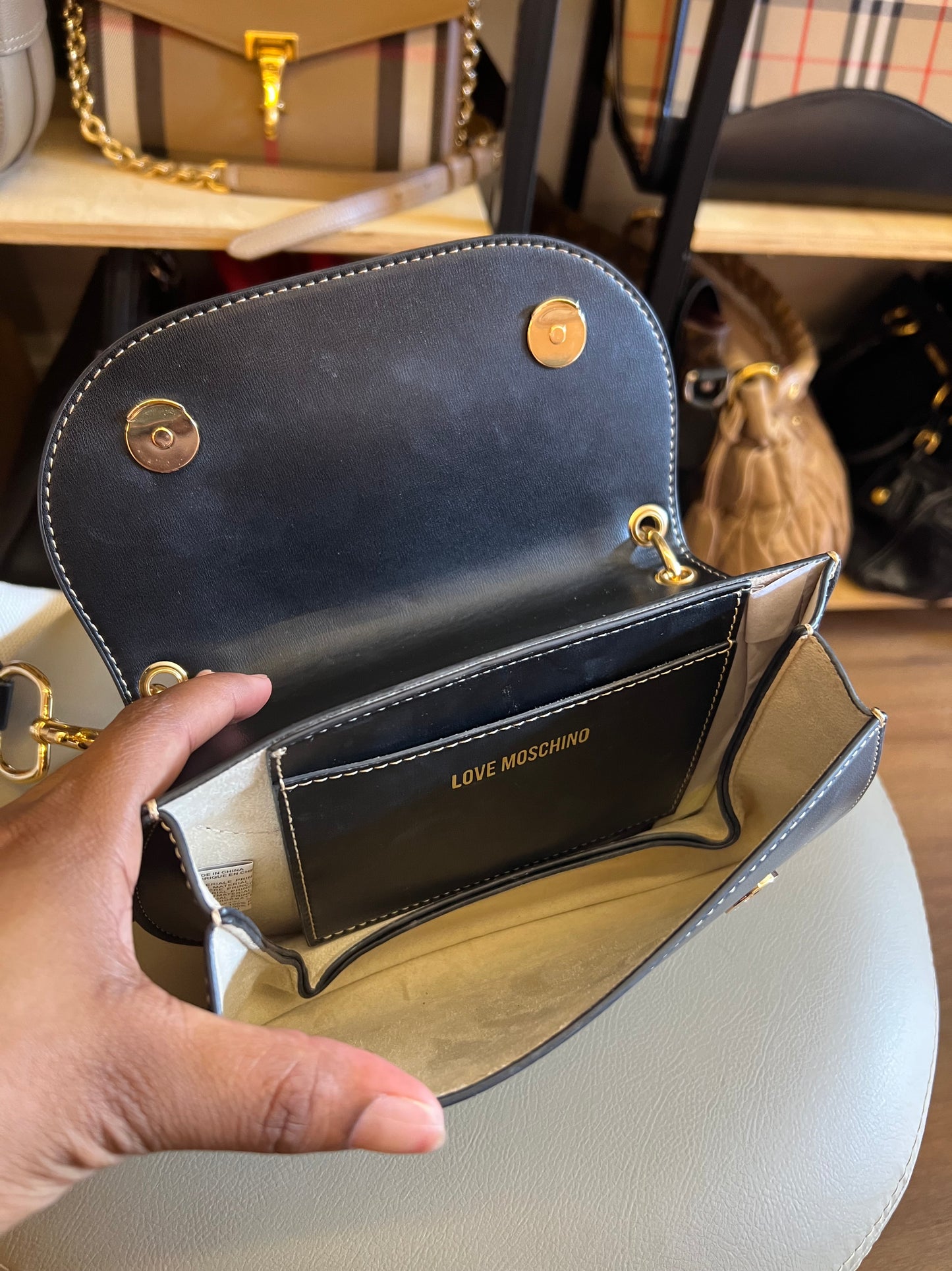 Love Moschino Shoulder Preta