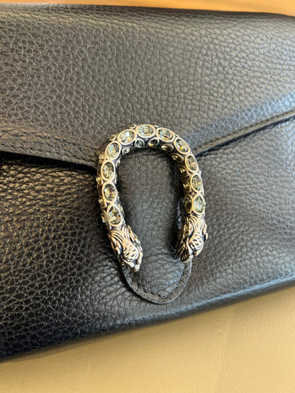 Gucci Dionysus em Couro Preto