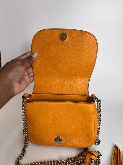 Gucci Soho Leather Mostarda