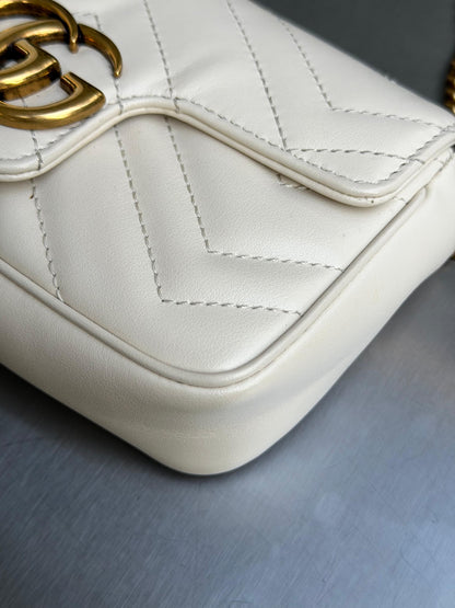 Gucci GG Mini Marmont Off White