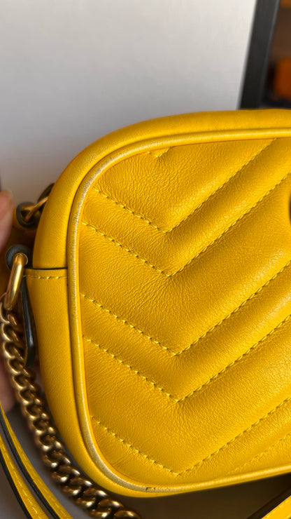 Gucci Marmont Mini Amarela
