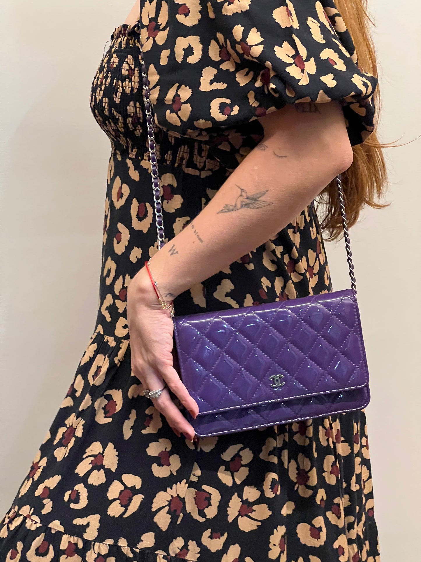 Chanel Woc Roxa Verniz
