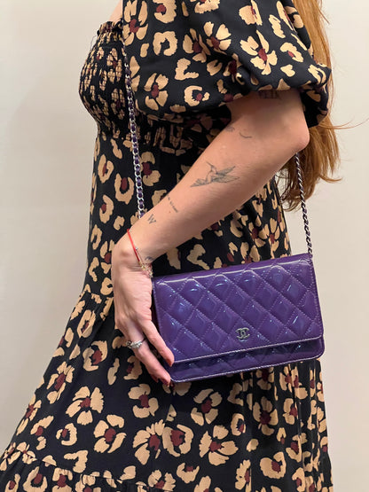 Chanel Woc Roxa Verniz
