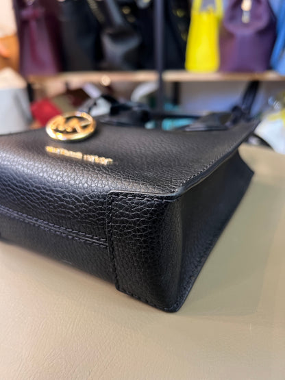 Michael Kors Mercer em Couro Preto