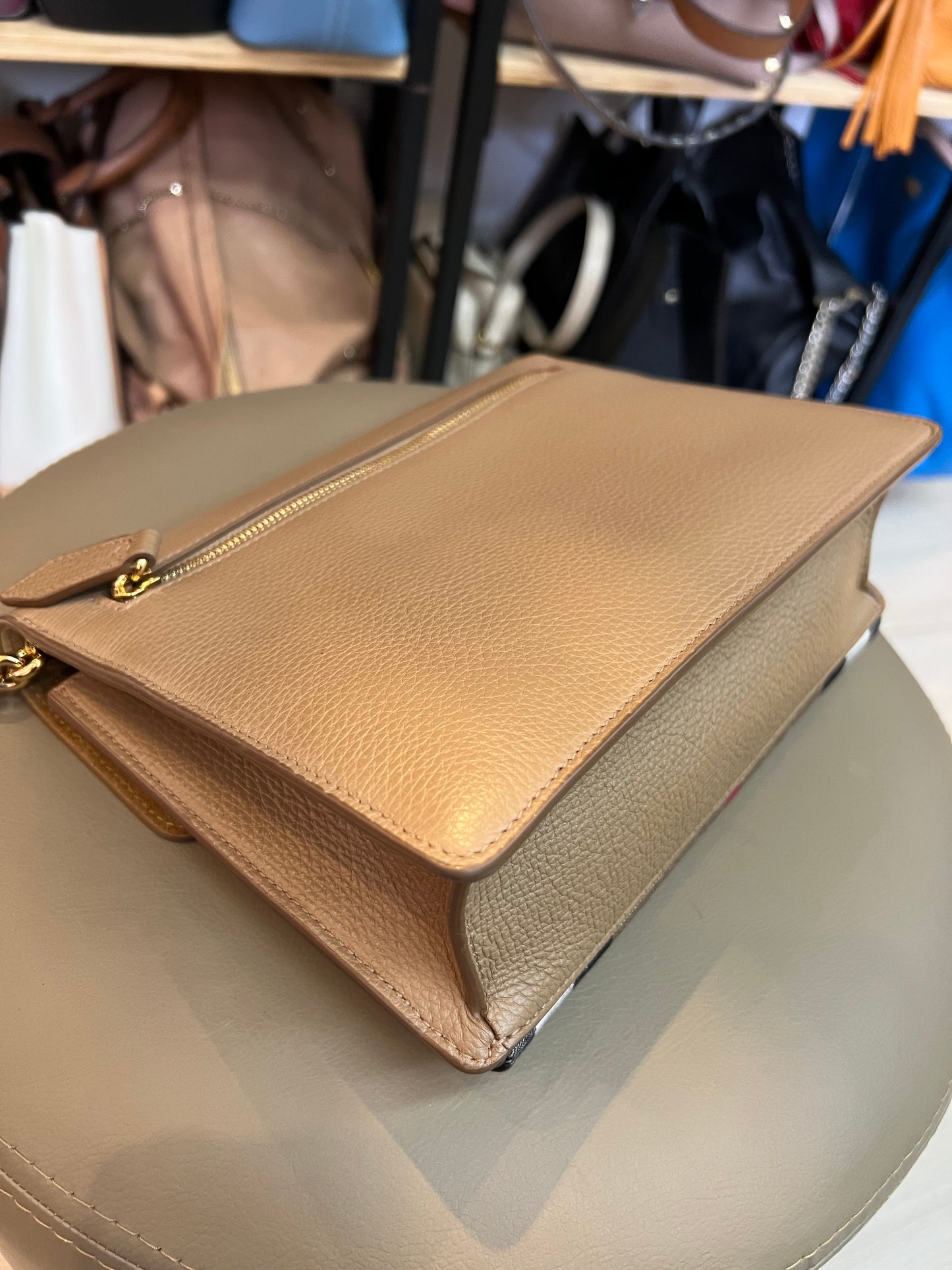 Burberry Macken Check Nude