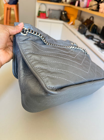 Saint Laurent Niki Cinza