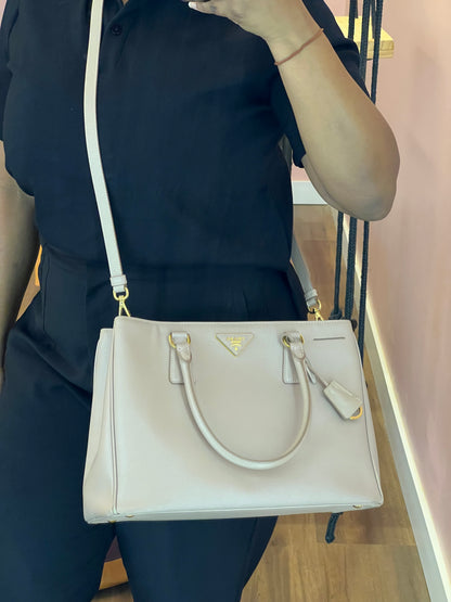 Prada Galleria Saffiano Nude