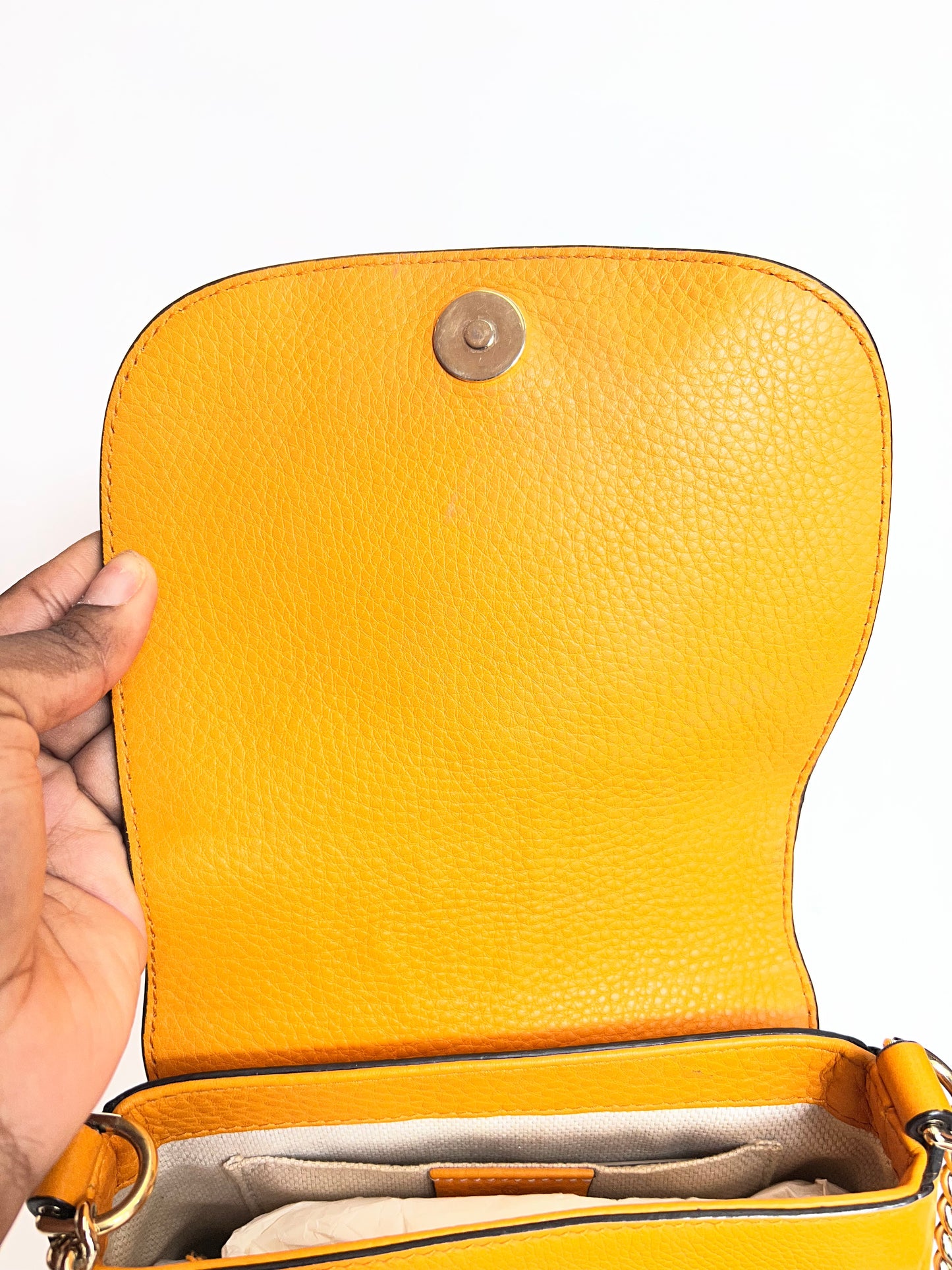 Gucci Soho Leather Mostarda