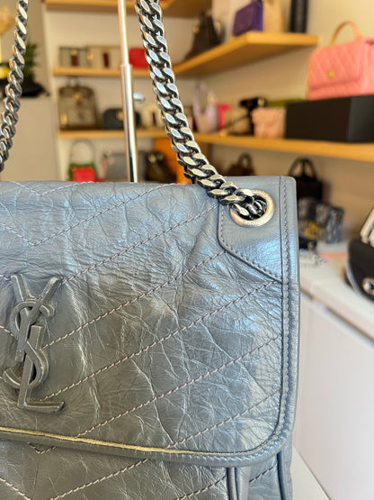 Saint Laurent Niki Cinza