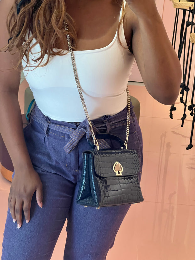 Kate Spade Mini Romy Croco