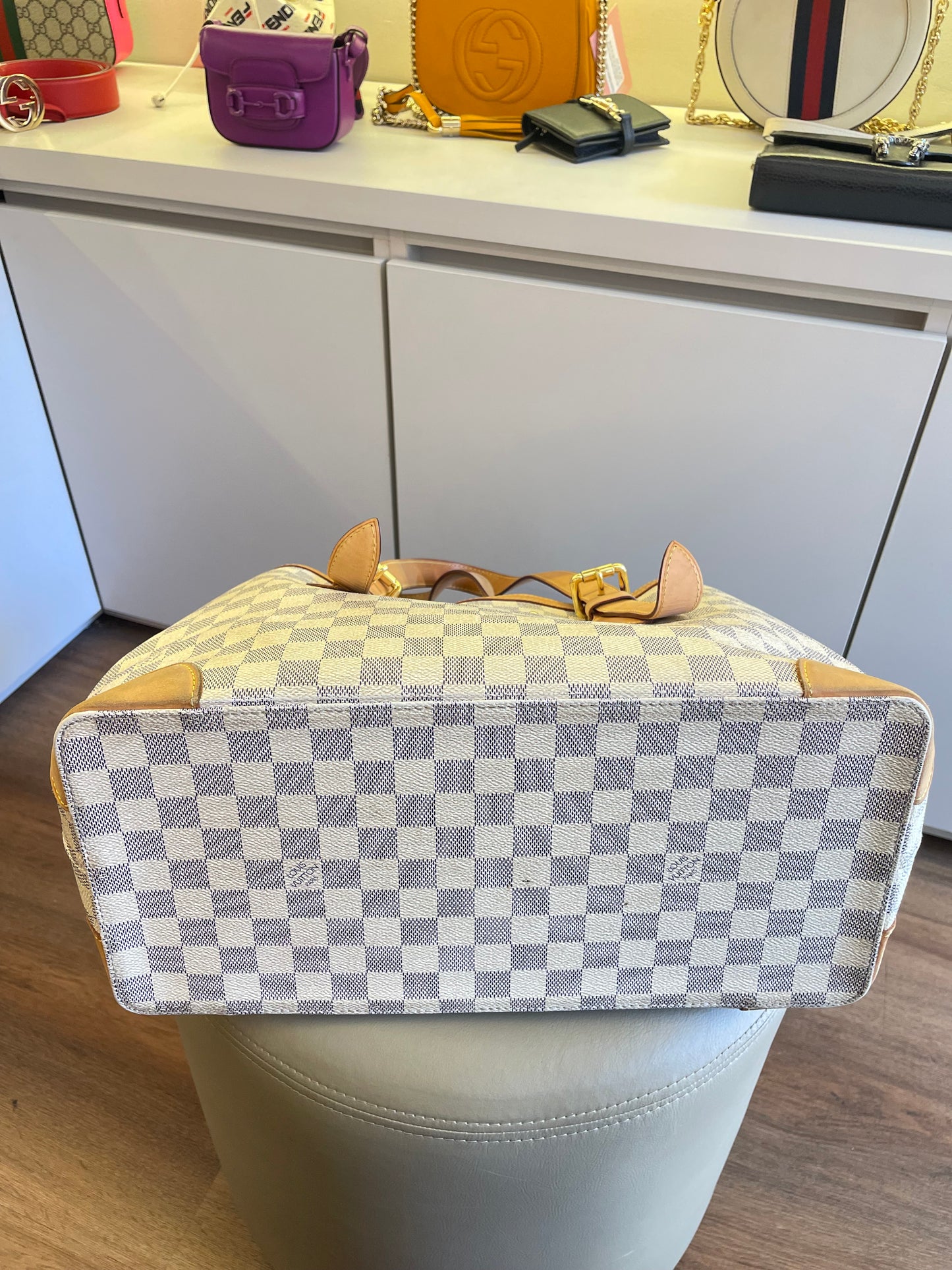 Louis Vuitton Hampstead Damier Azur MM