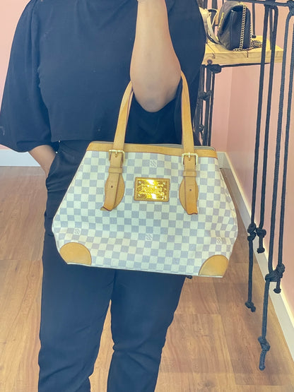 Louis Vuitton Hampstead Damier Azur MM