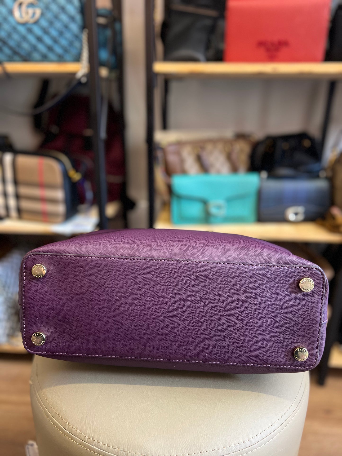 Michael Kors Tote Roxa