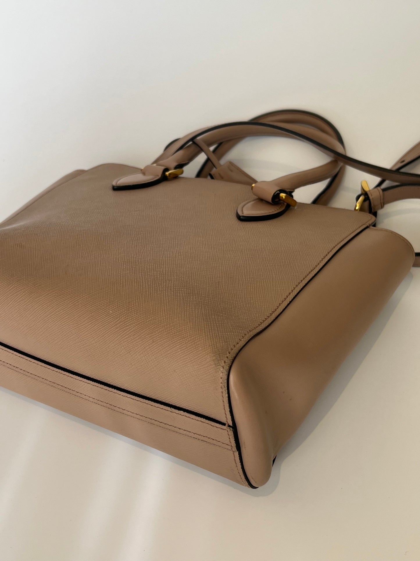 Prada Saffiano Soft Calf Open Tote