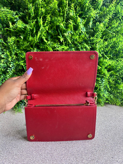 Prada Monograma Chain Vermelha