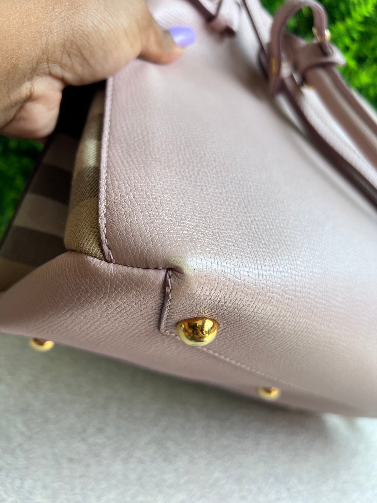 Burberry Banner Rosa Média