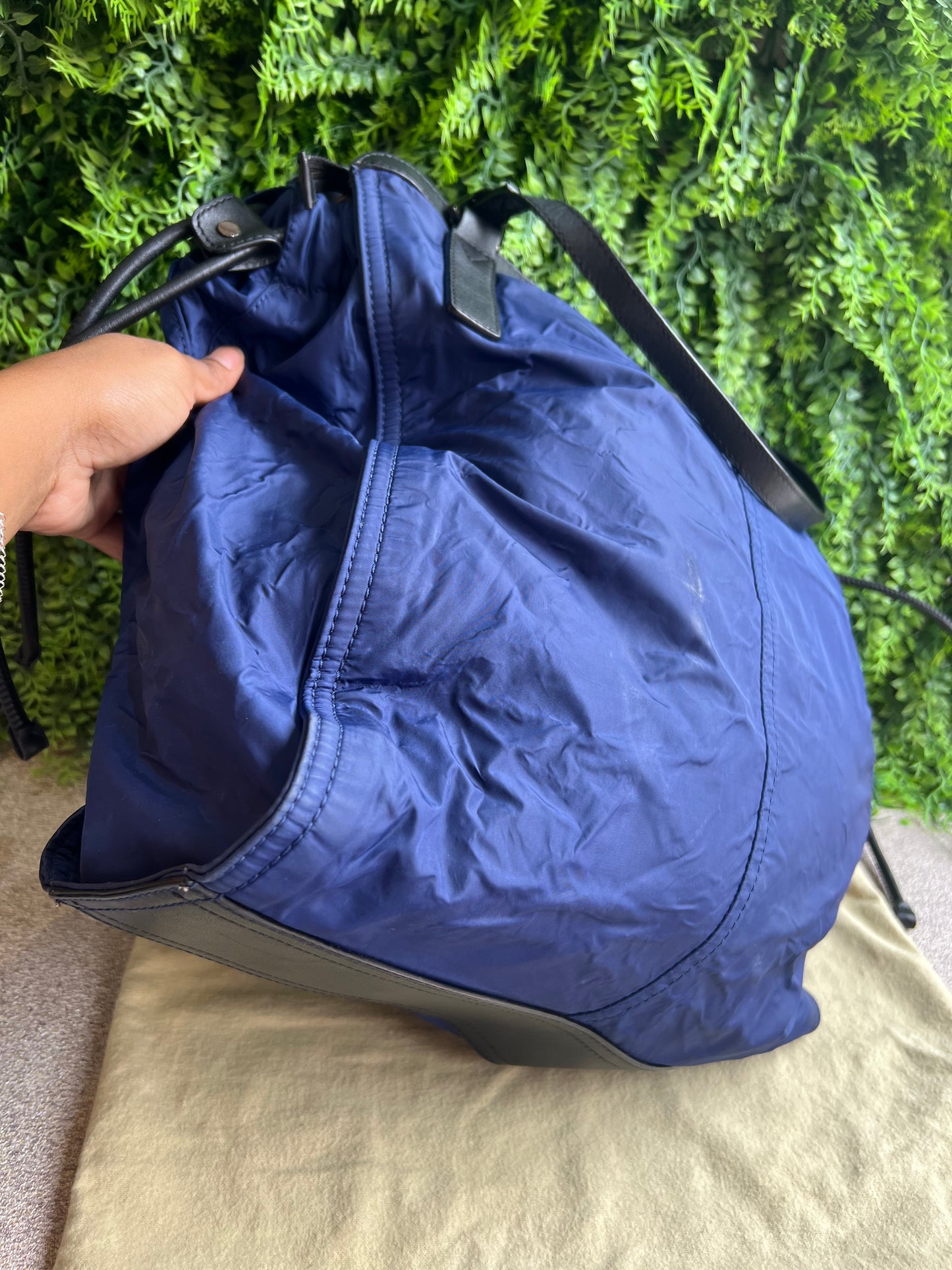Burberry Buckleigh de Nylon Azul Marinho