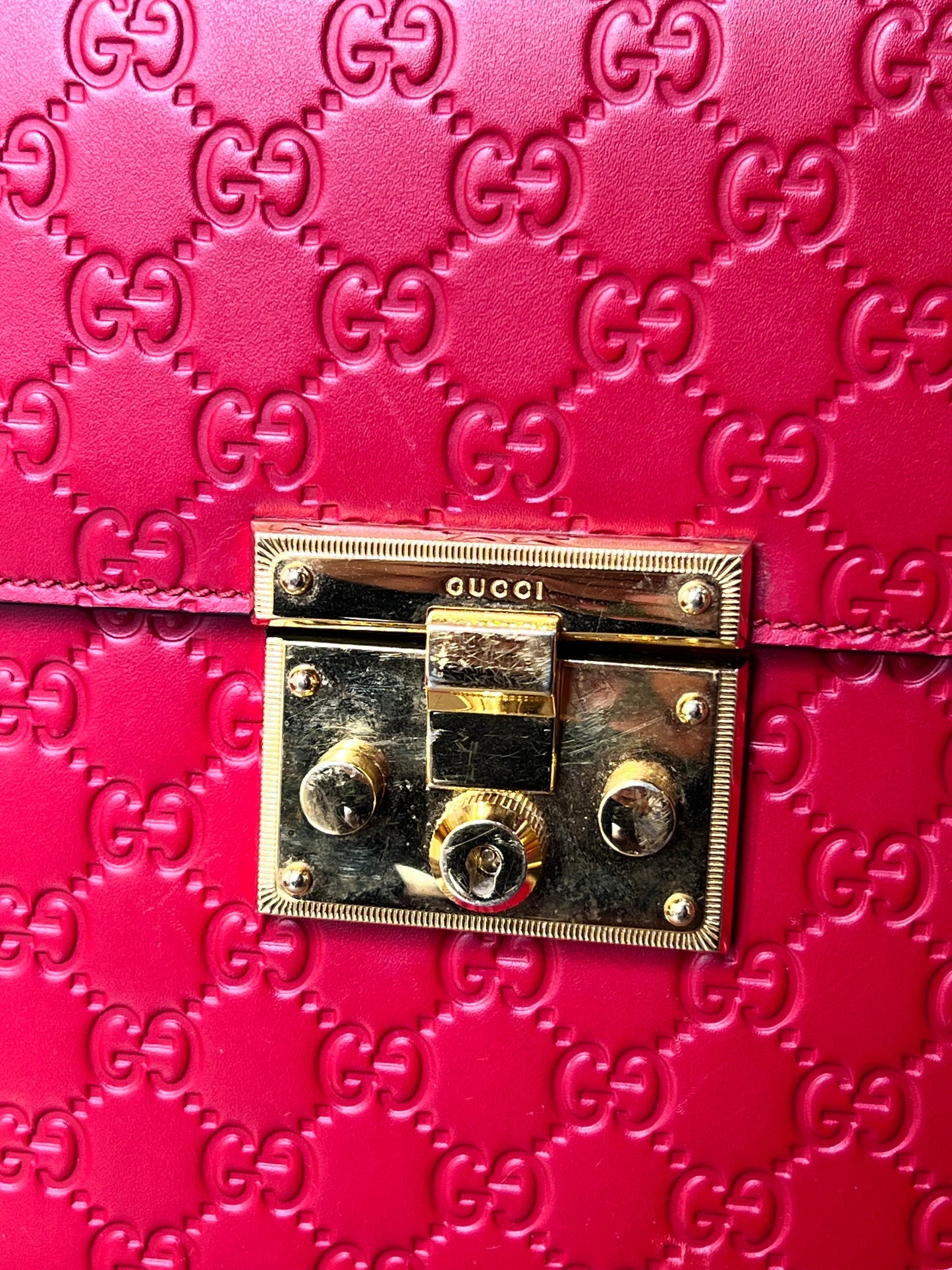 Gucci Padlock Vermelha