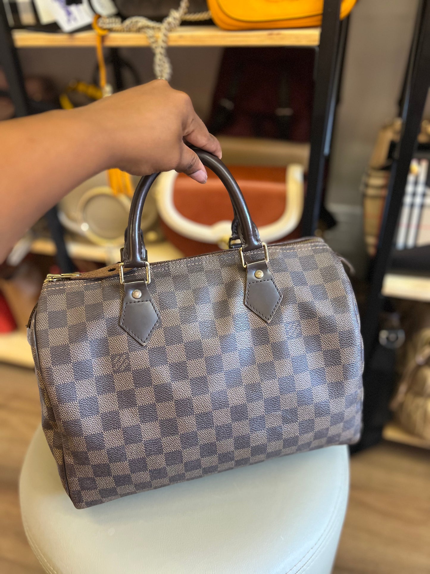 Louis Vuitton Speedy 30 Damier Ebene