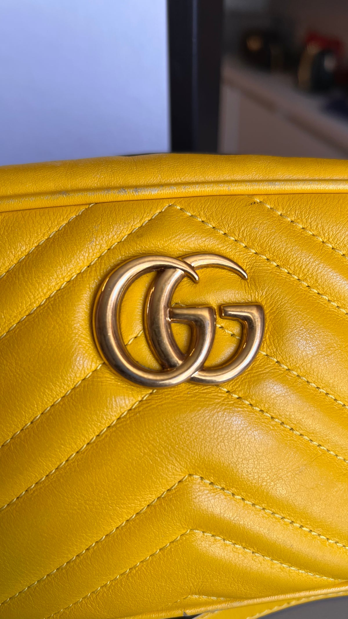 Gucci Marmont Mini Amarela