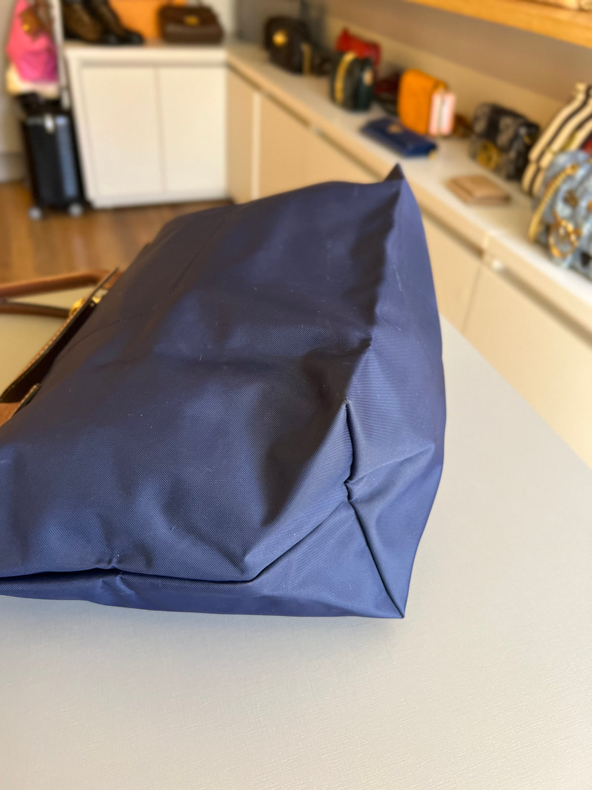 Longchamp Le pliage M Azul