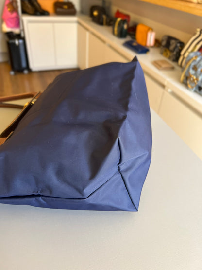 Longchamp Le pliage M Azul