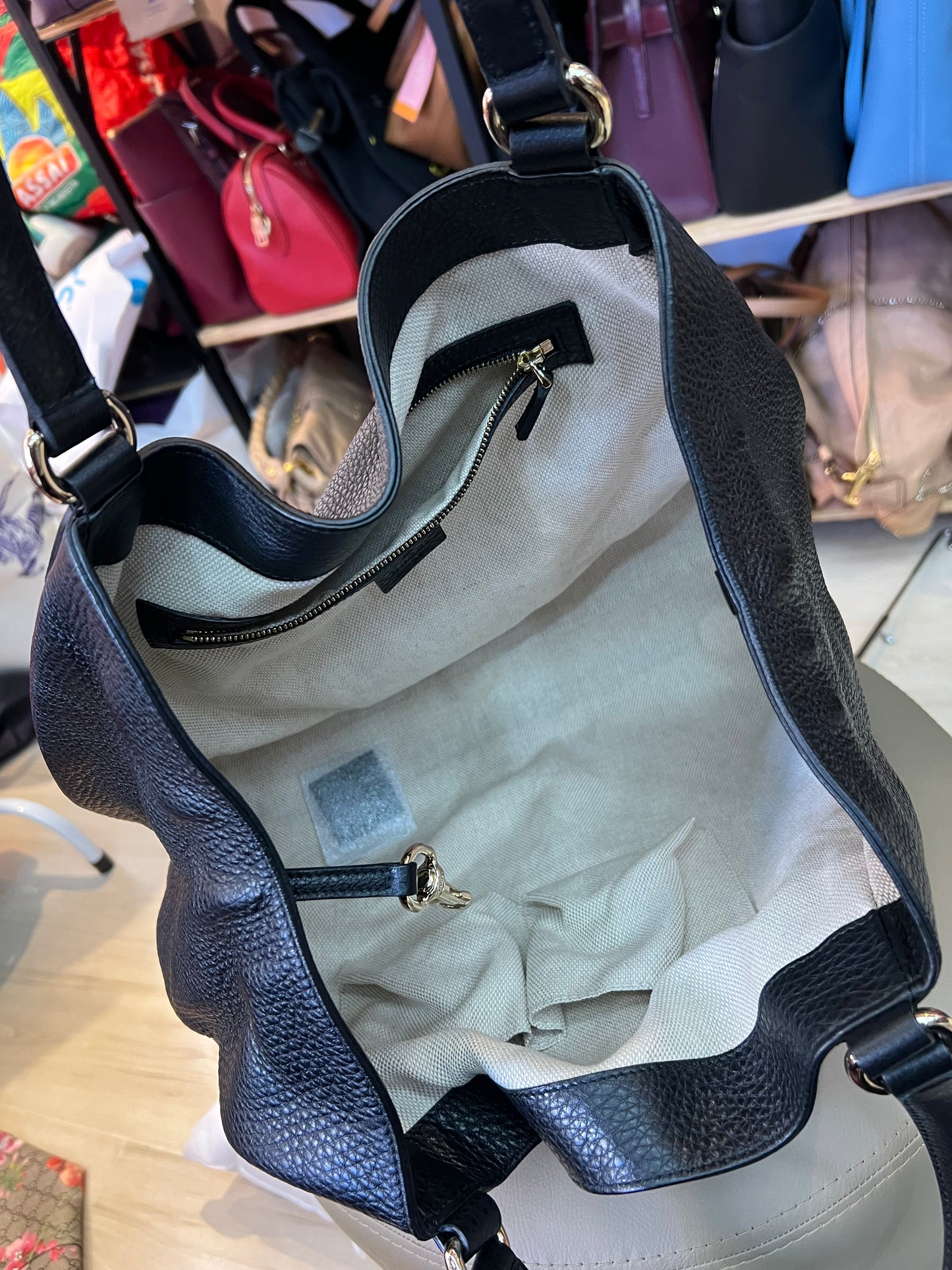 Gucci Soho Shoulder Preta