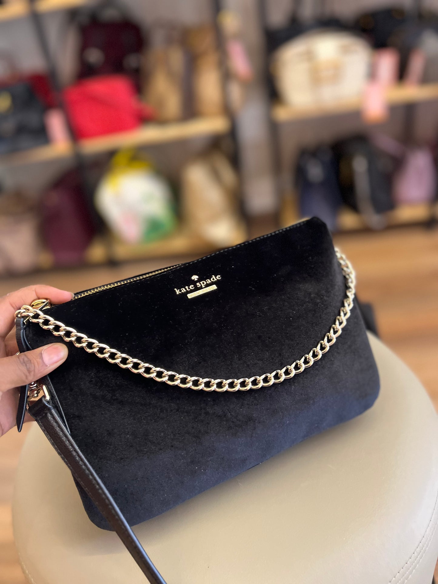 Kate Spade Velvet Madelyne