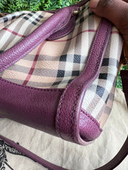 Burberry Haymarket Roxa