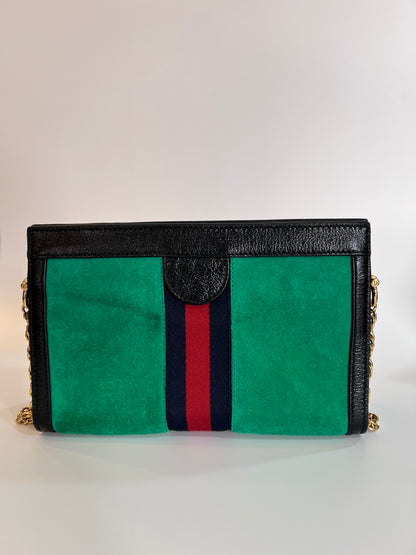 Gucci Ophidia Camurça Chain Verde