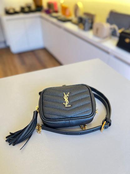 Saint Laurent Baby Lou Belt Bag Preta