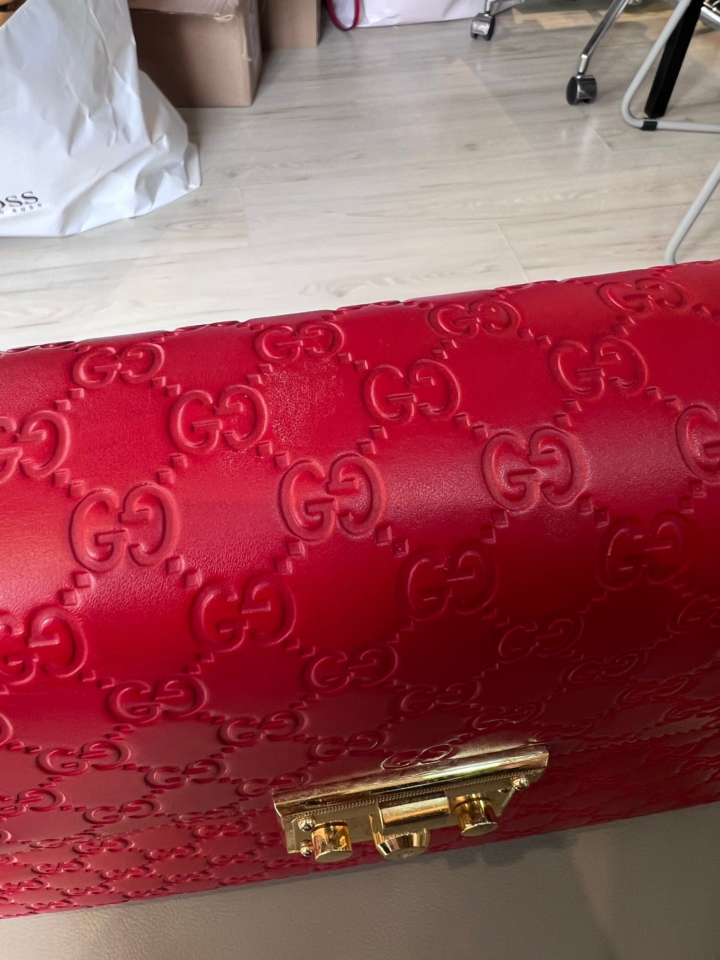 Gucci Padlock Vermelha